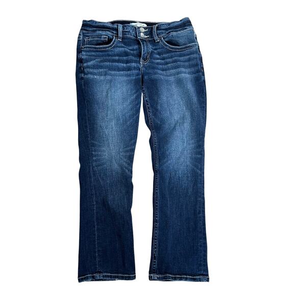 BKE Womens Stella Slim Fit BootCut Jeans Size 28 Petite Low Rise 28x24 - Picture 1 of 6